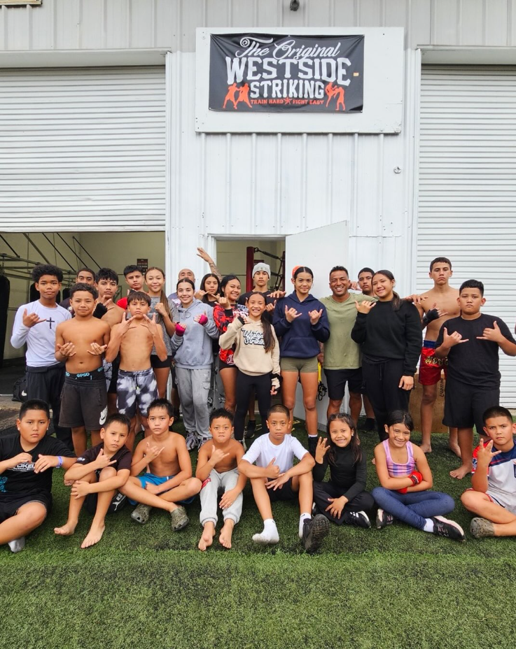Community members training together